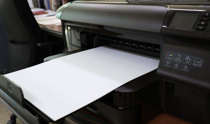 why my hp printer is printing blank pages