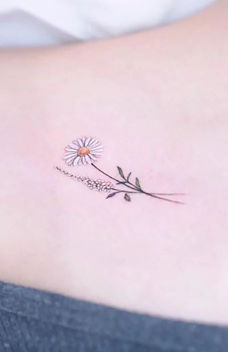 daisy tattoo small