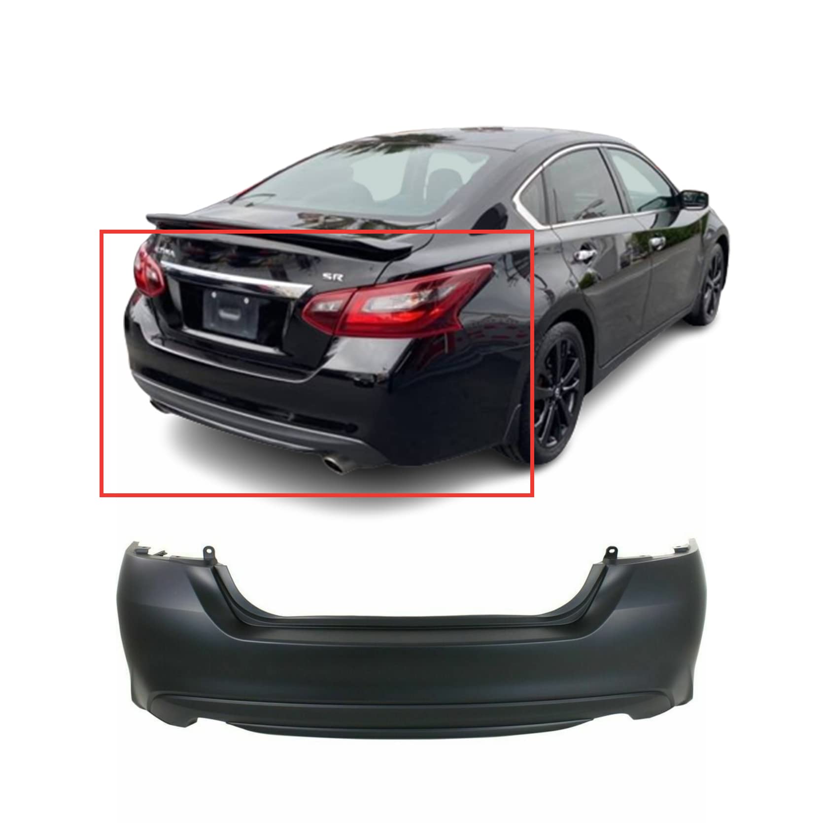 nissan altima rear bumper