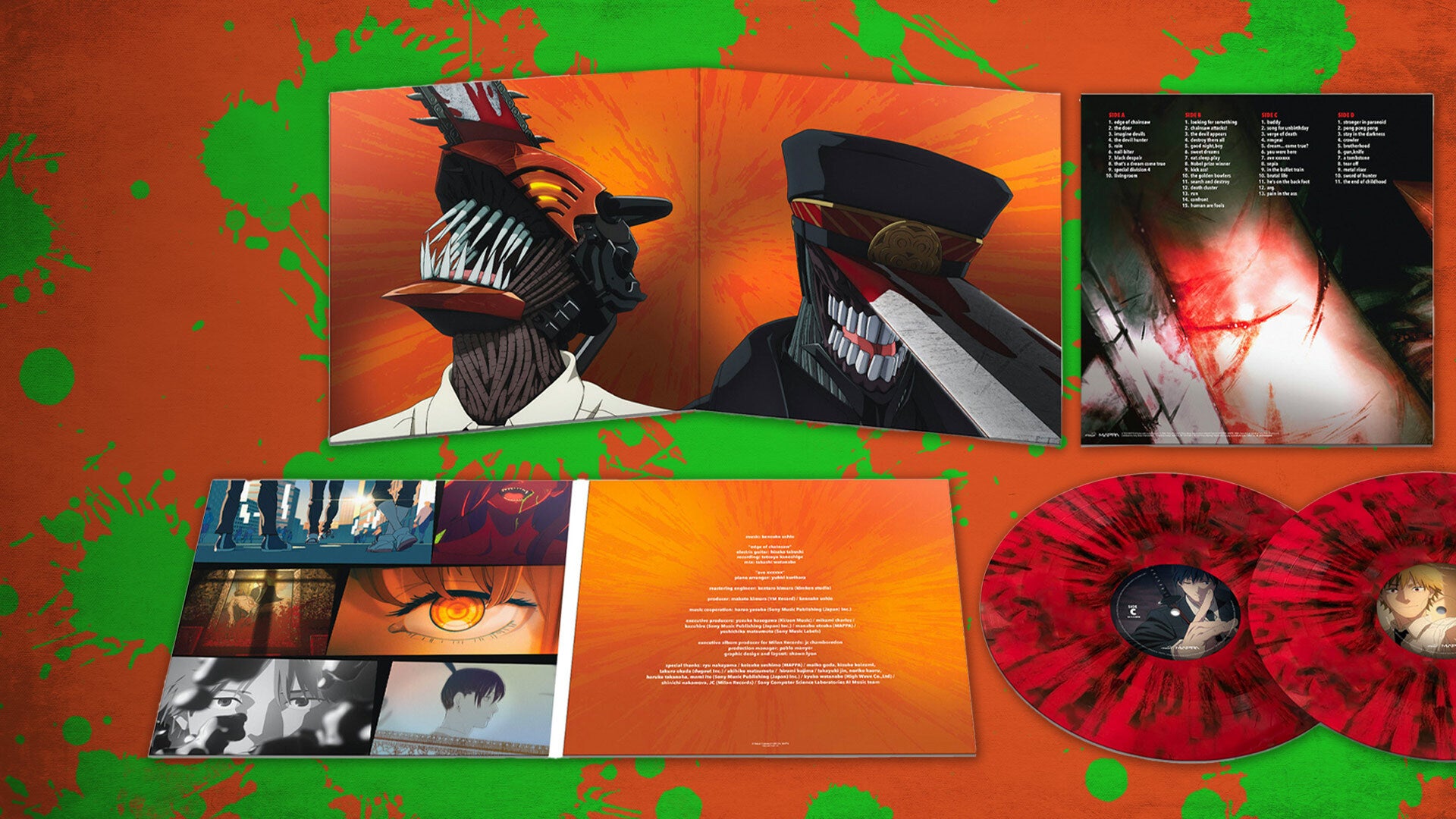 chainsaw man vinyl record