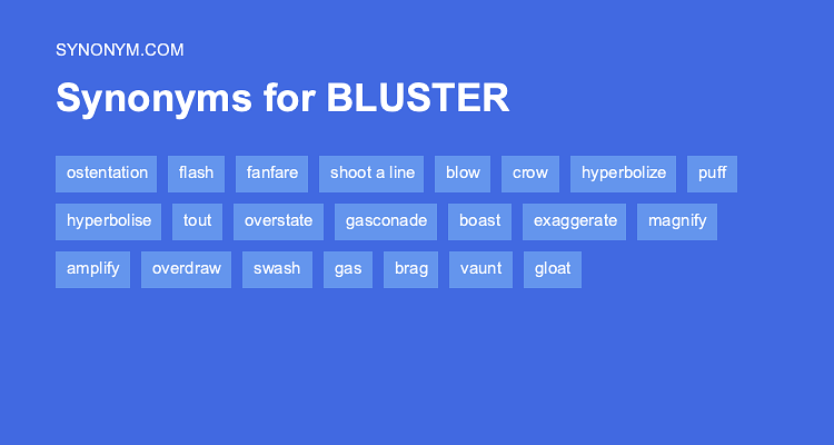 bluster synonym