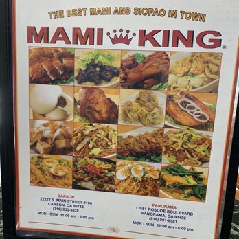 mami king restaurant menu