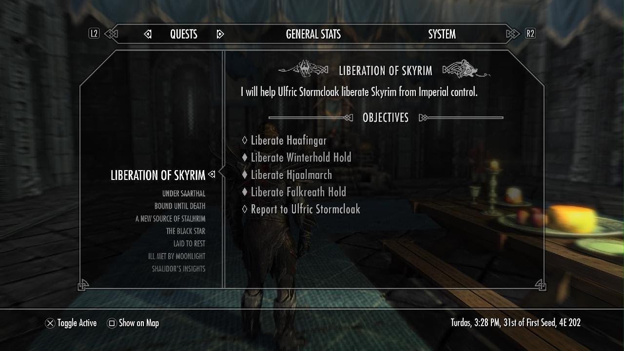 liberation of skyrim bug