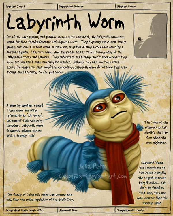 the worm from the labyrinth