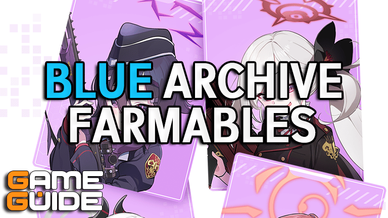 blue archive farmable units