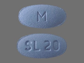 oval blue pill y 20