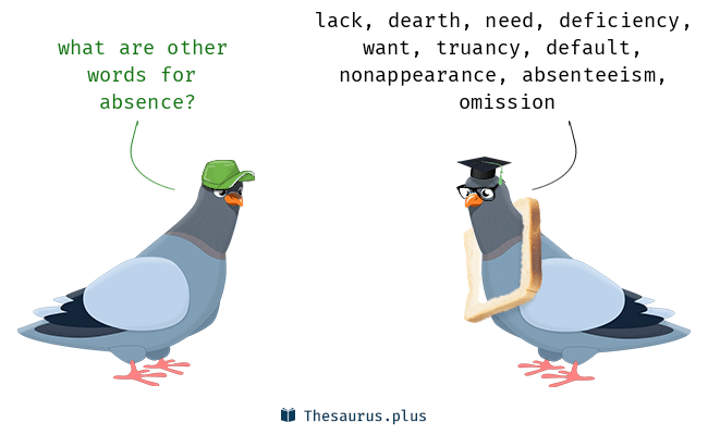 absence thesaurus