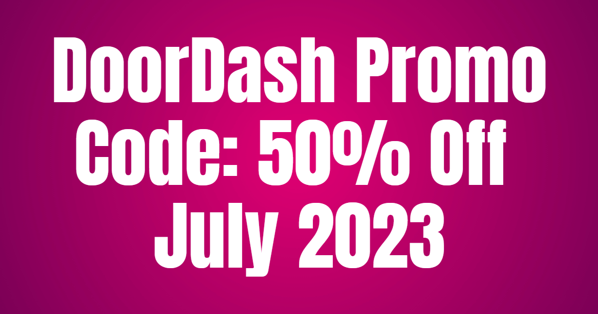 promo codes doordash 2023