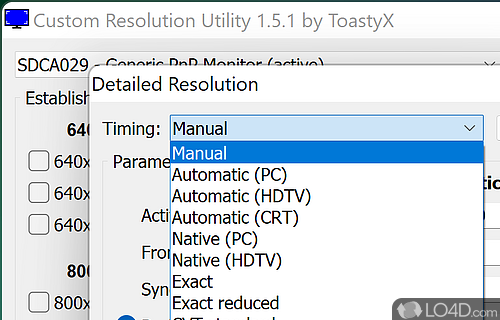 custom resolution utility