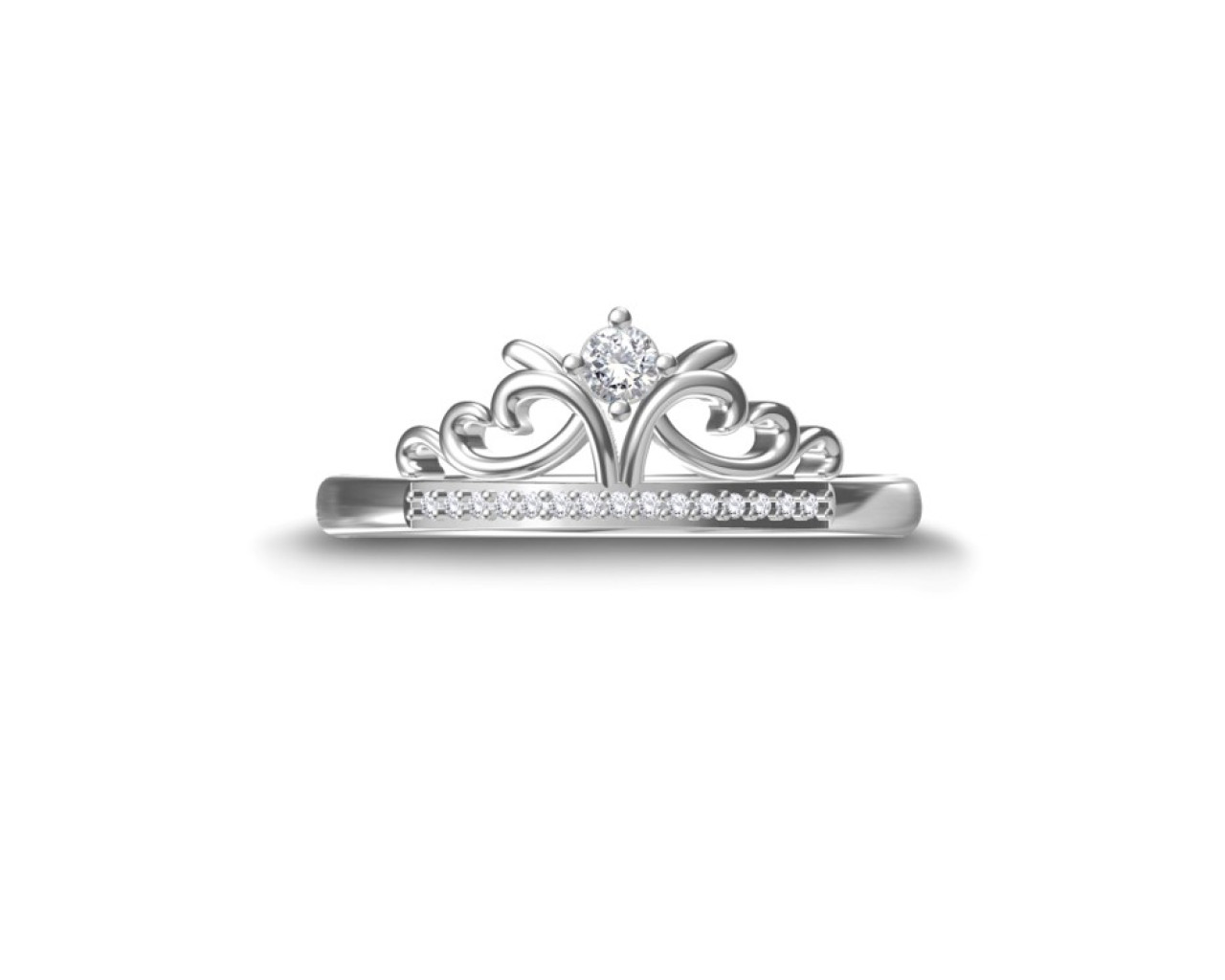 princess tiara ring