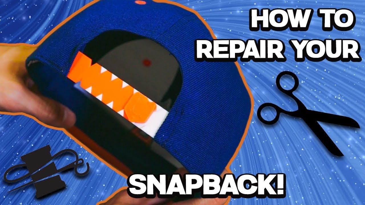 how to fix snapback hat strap