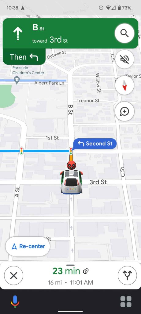 google maps directions by car