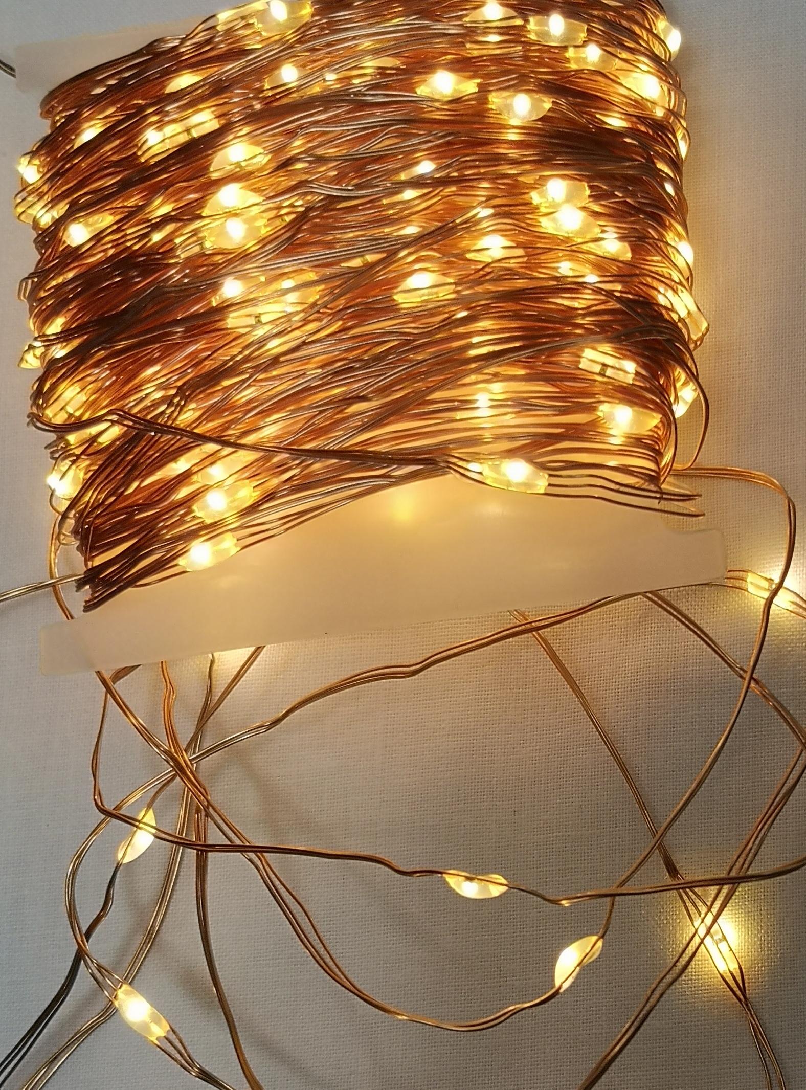 copper string lights