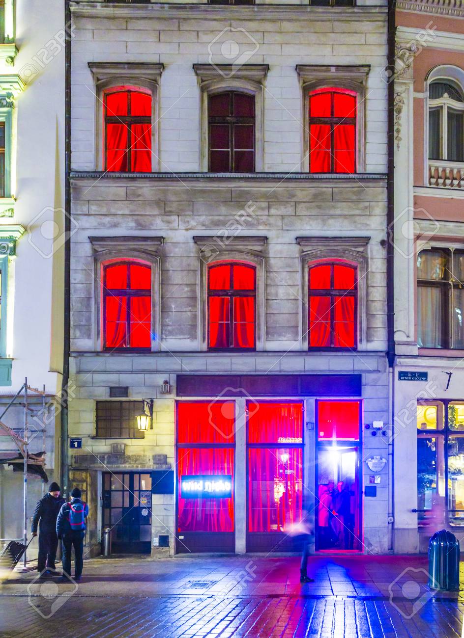 red light district krakow poland