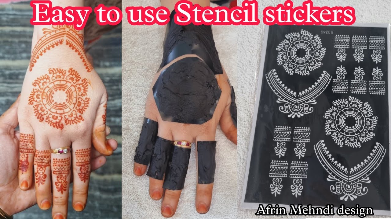 henna stencils near me