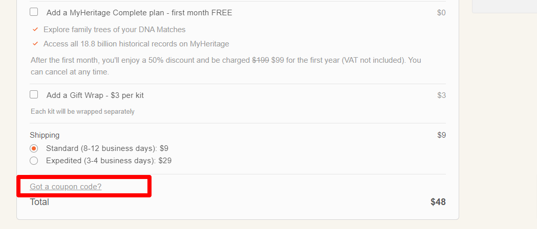 myheritage discount code