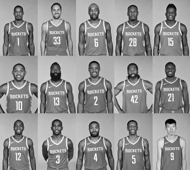 houston rockets 2018 roster