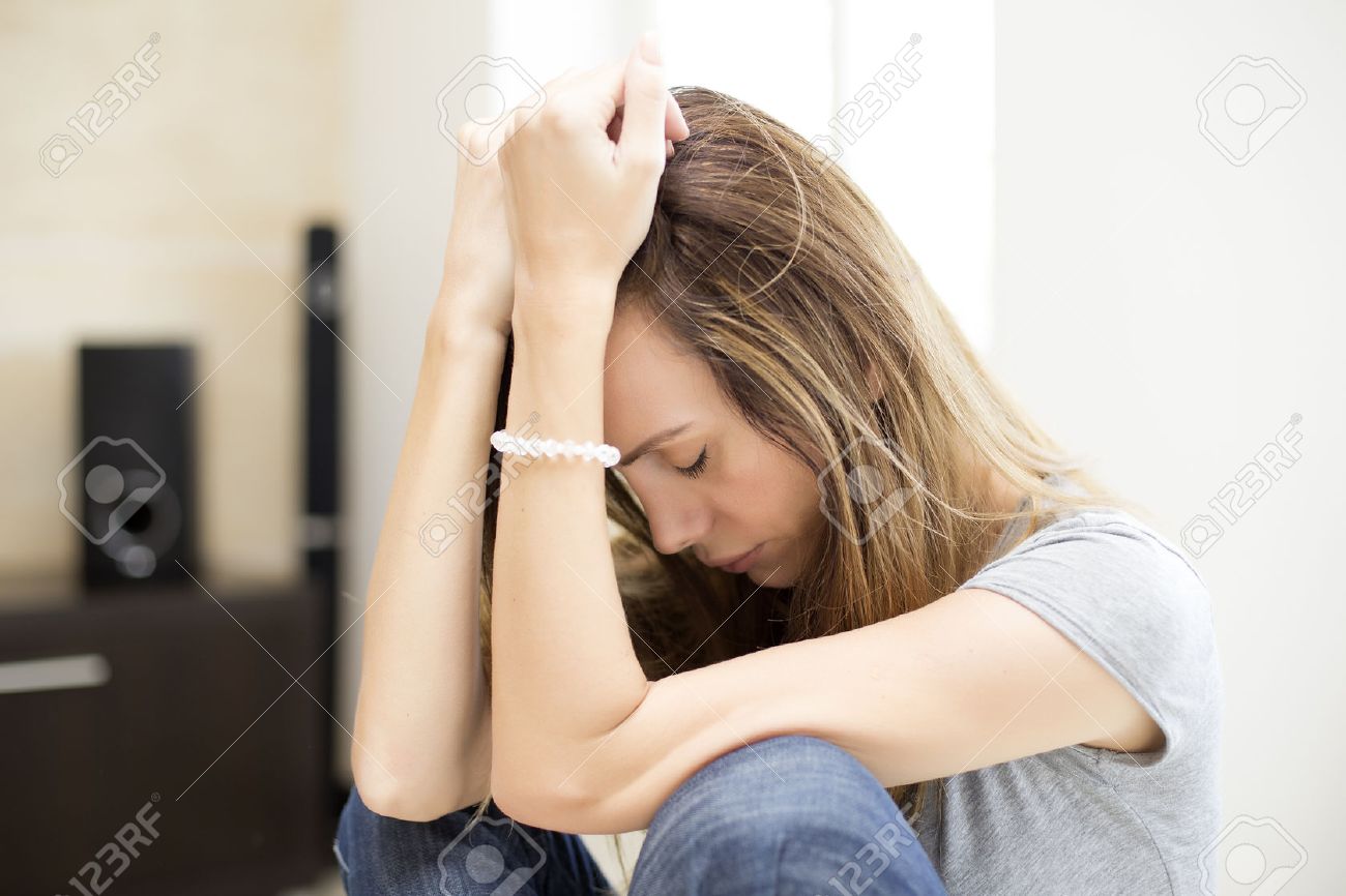 stock image sad