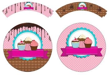 etiquetas para cupcakes para imprimir