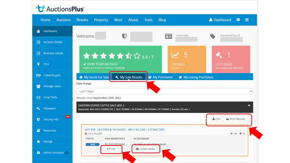 auctionsplus results