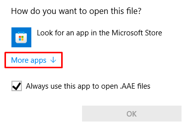 how to open aae file on pc