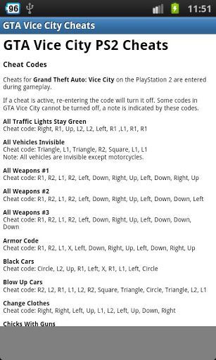 playstation 2 grand theft auto vice city cheats