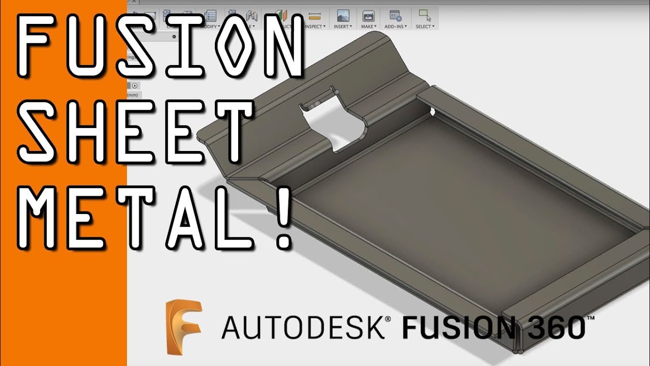 fusion 360 sheet metal design