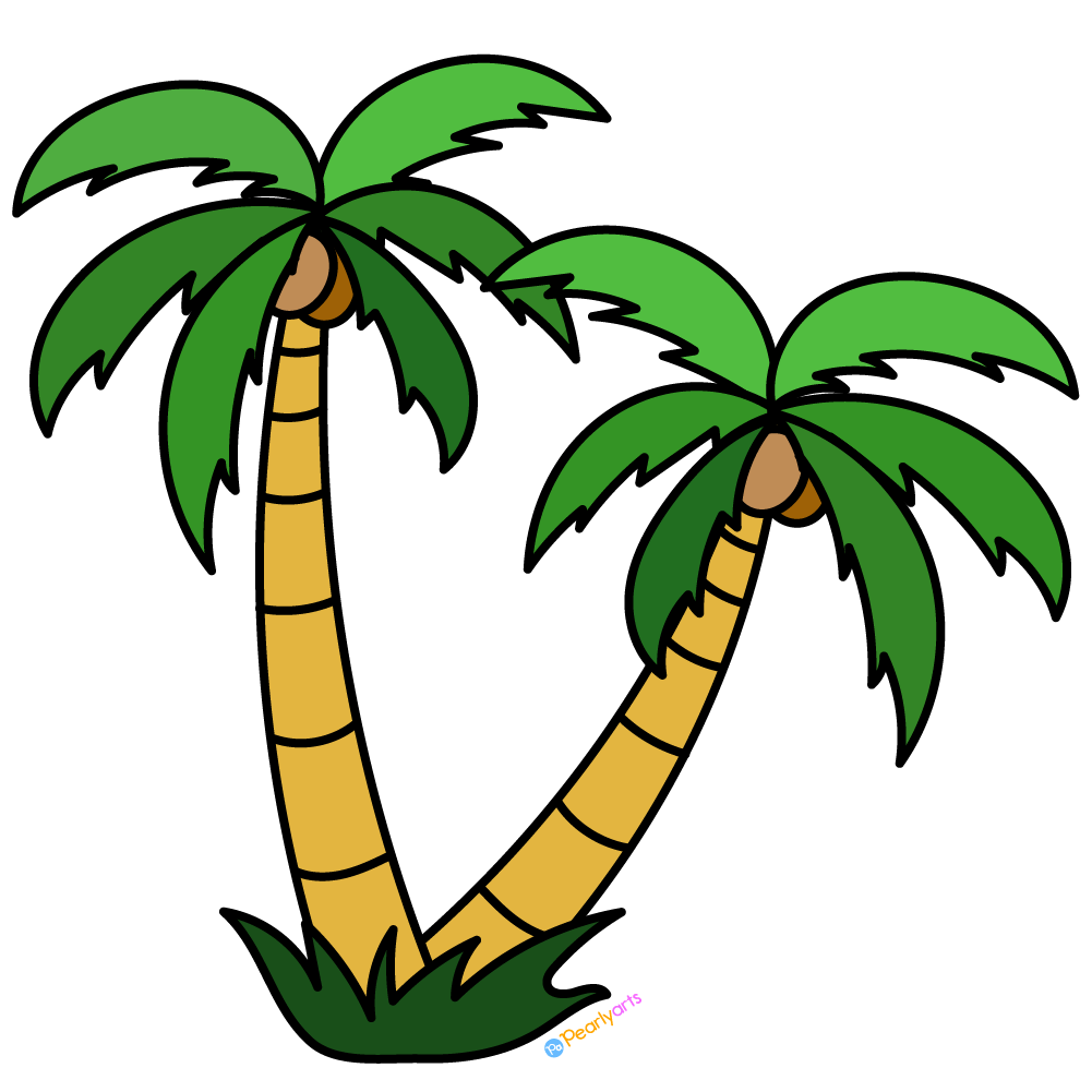 palm trees clipart