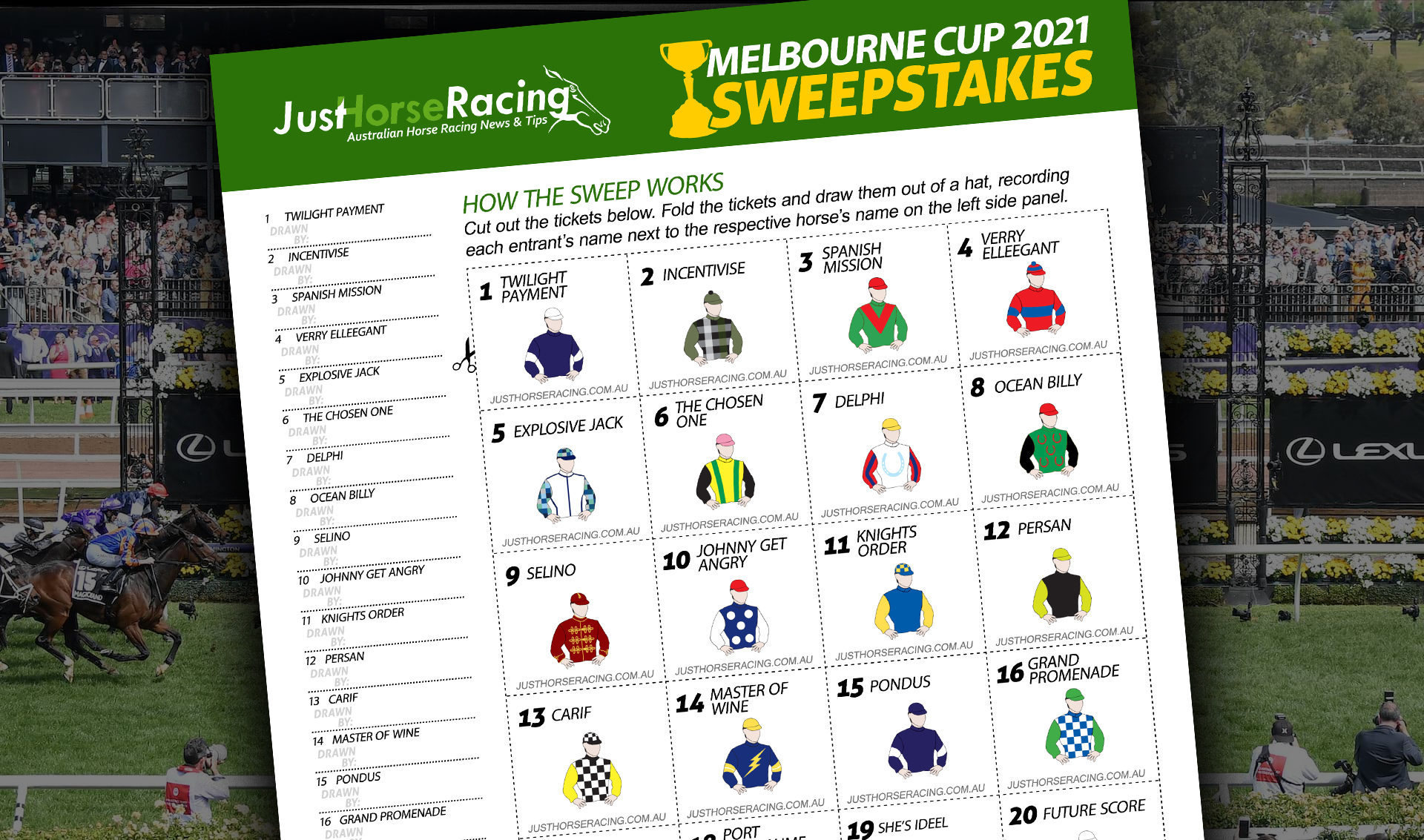 melbourne cup 2021 odds