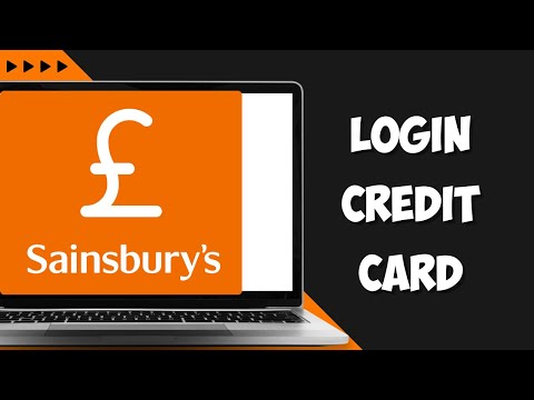 sainsburys login credit card