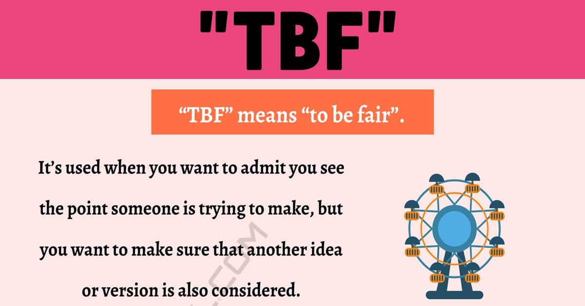 tbf meaning in text