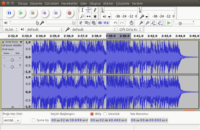 audacity ne demek