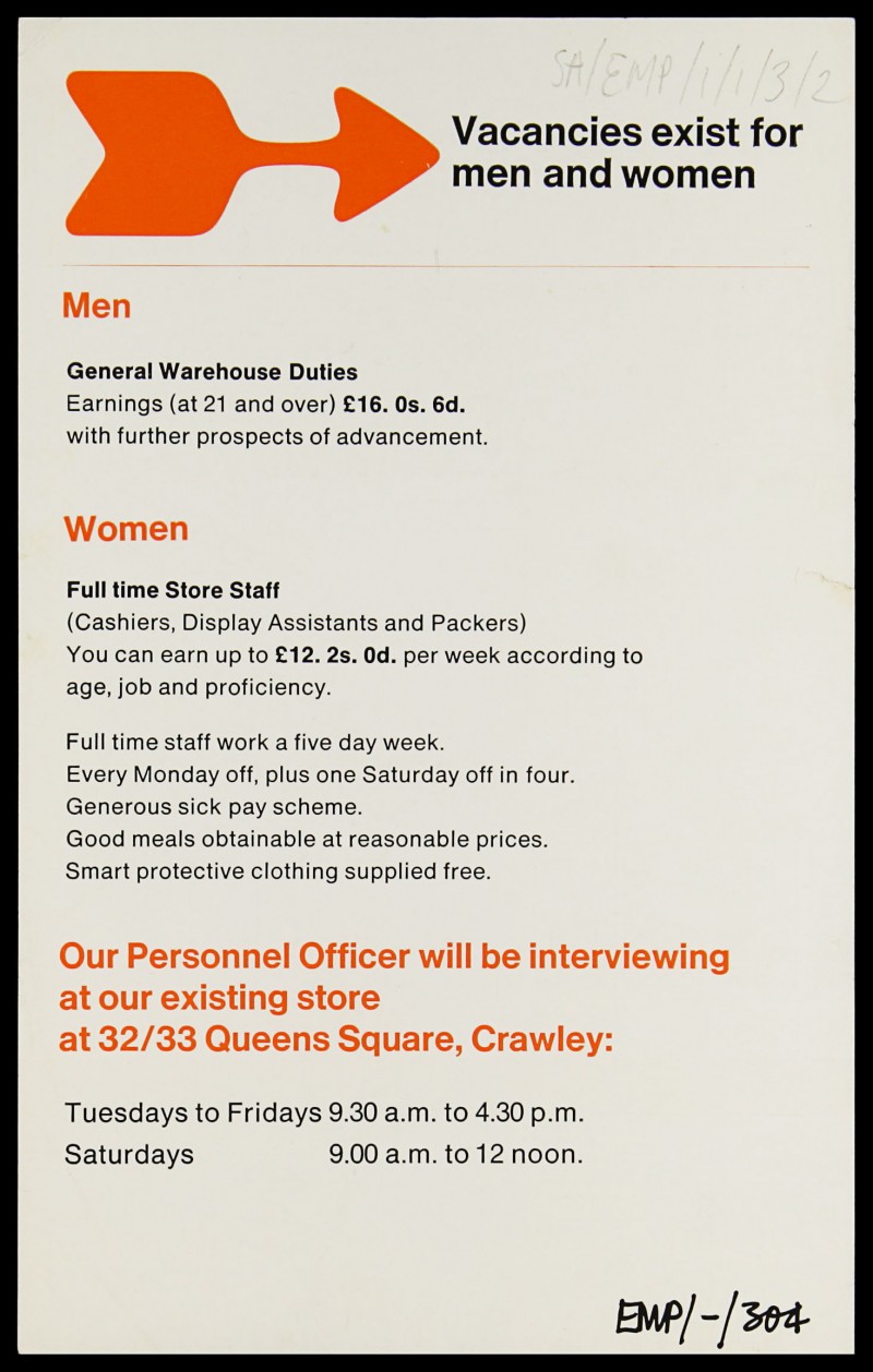 job vacancies in sainsburys