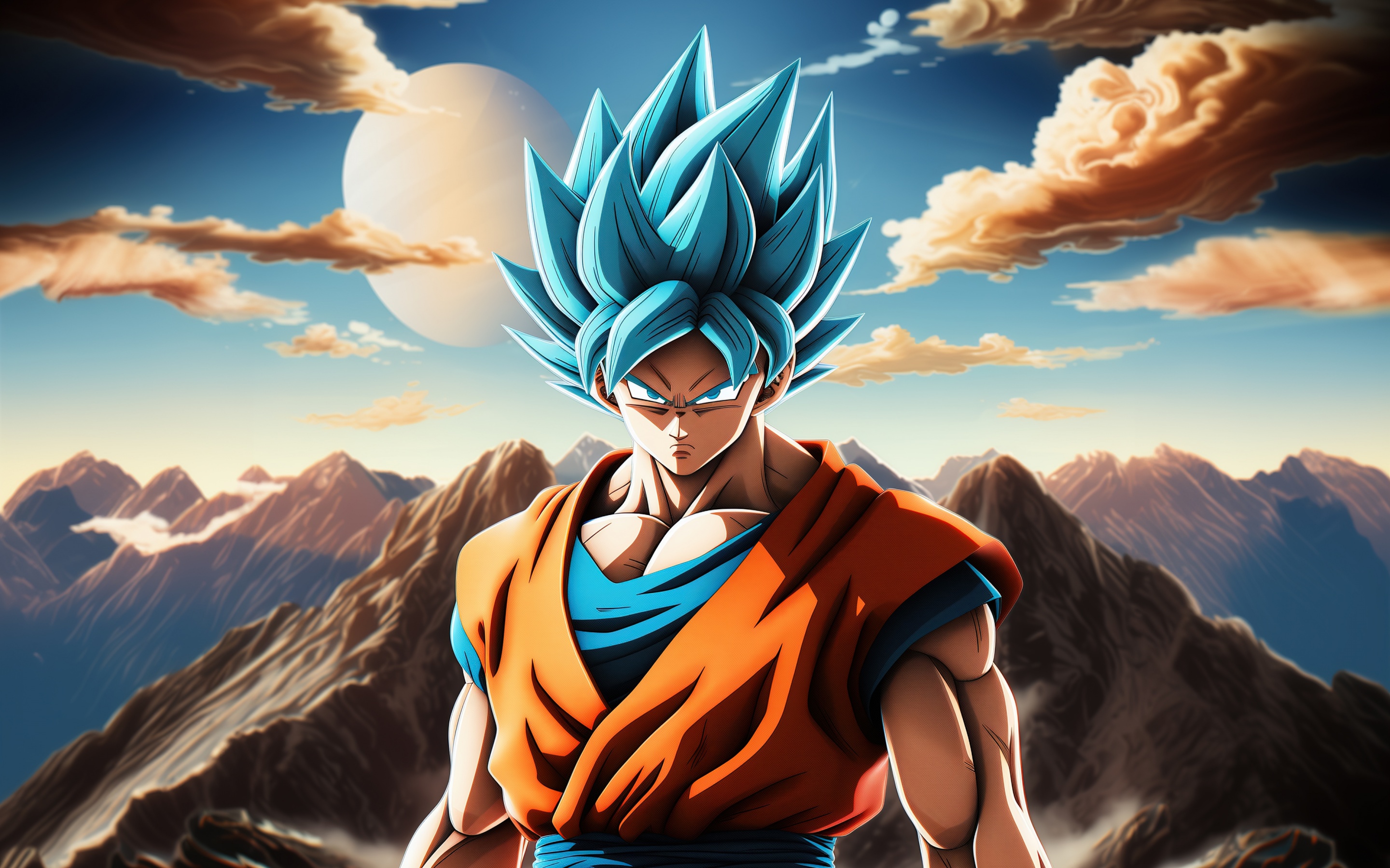 dragon ball goku ssj blue