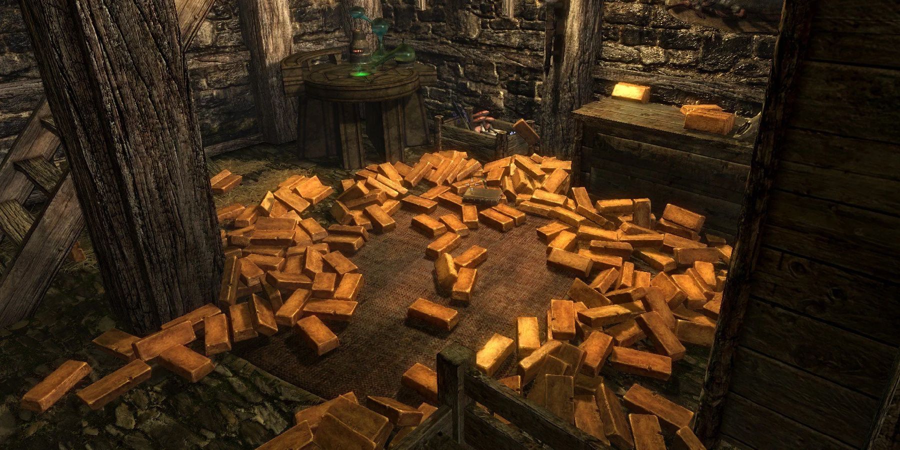 skyrim gold ingot