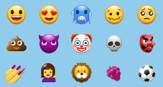 samsung experience 9.5 emojis