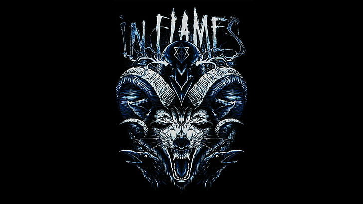 in flames band wallpaper