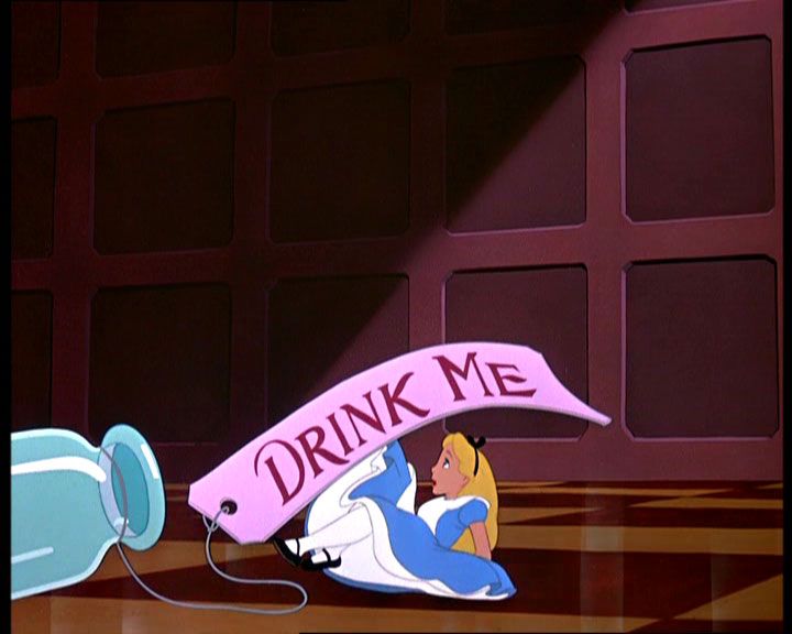 original drink me bottle alice in wonderland