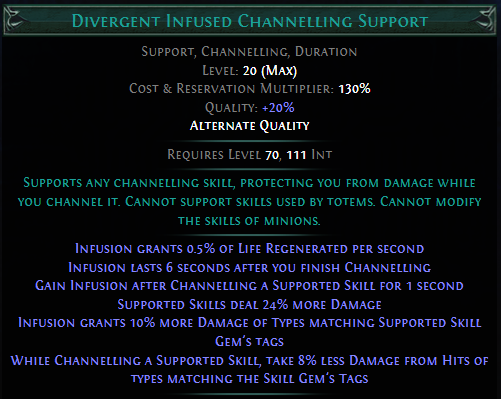 infused channeling poe