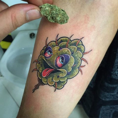 weed tattoos