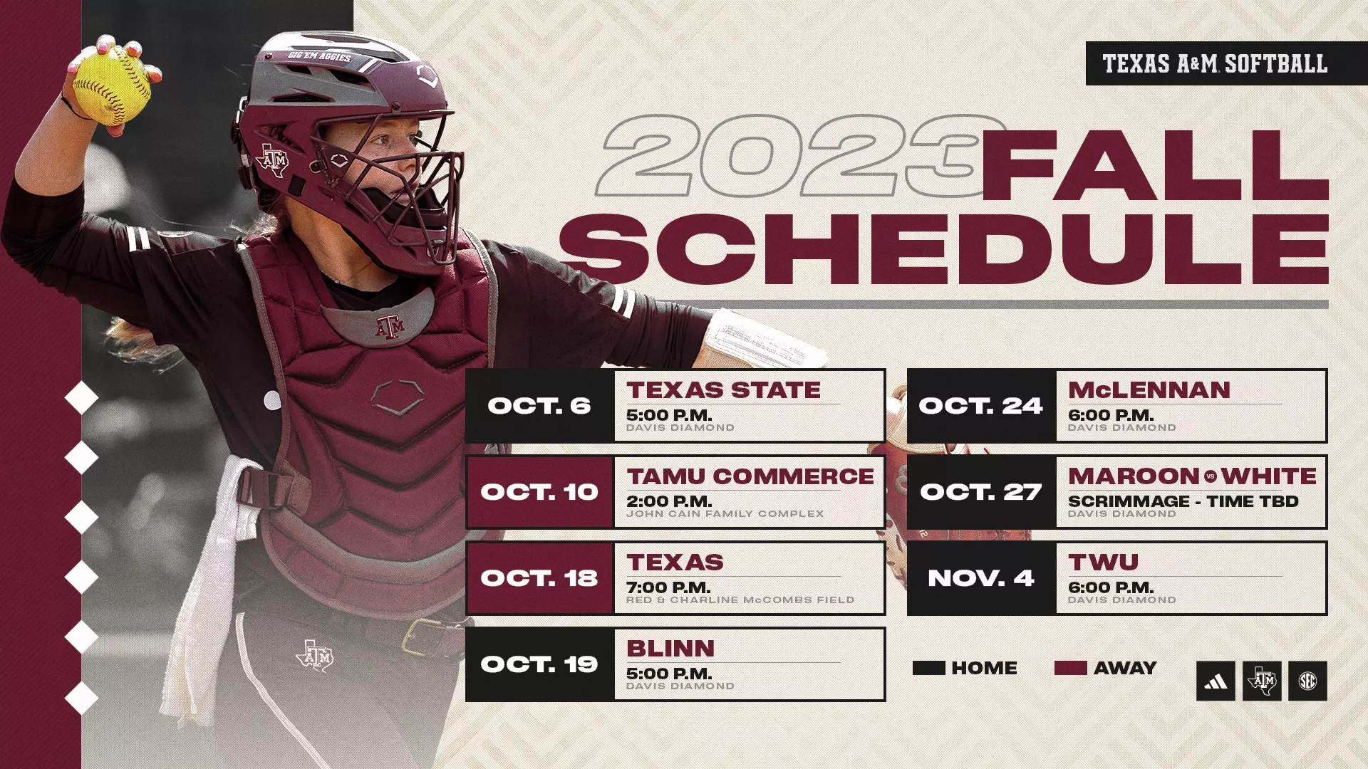 tamu calendar fall 2023