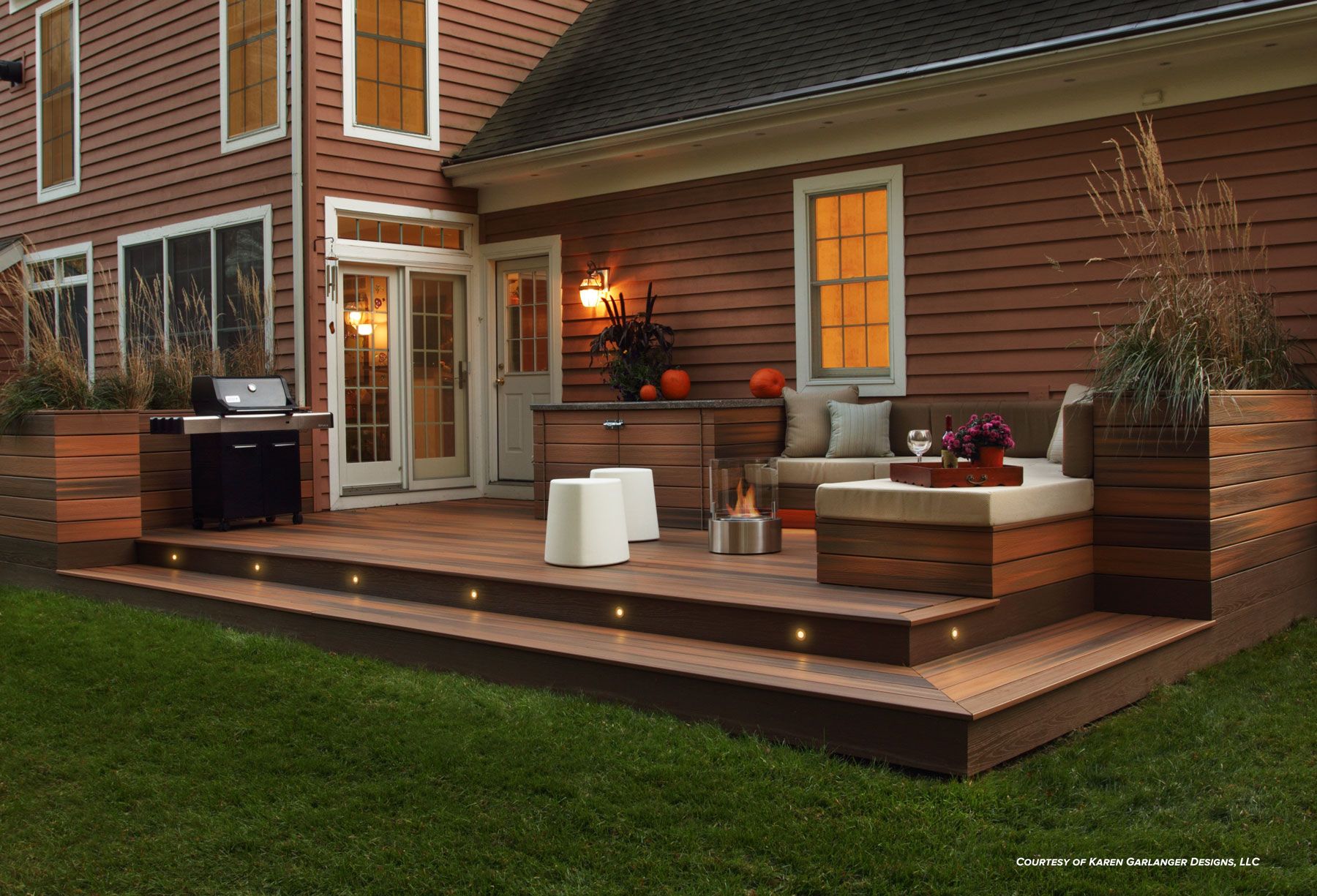 stepped decking ideas