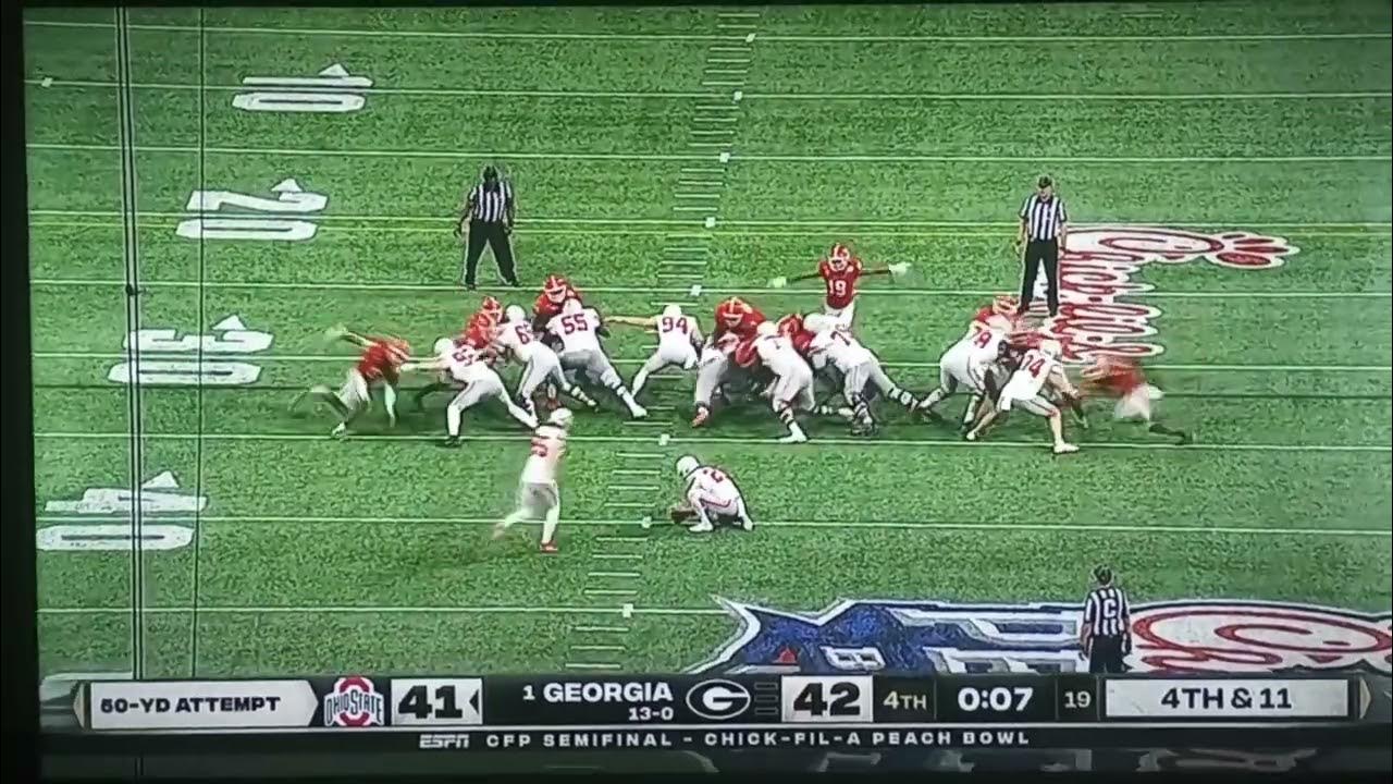 field goal ohio state georgia