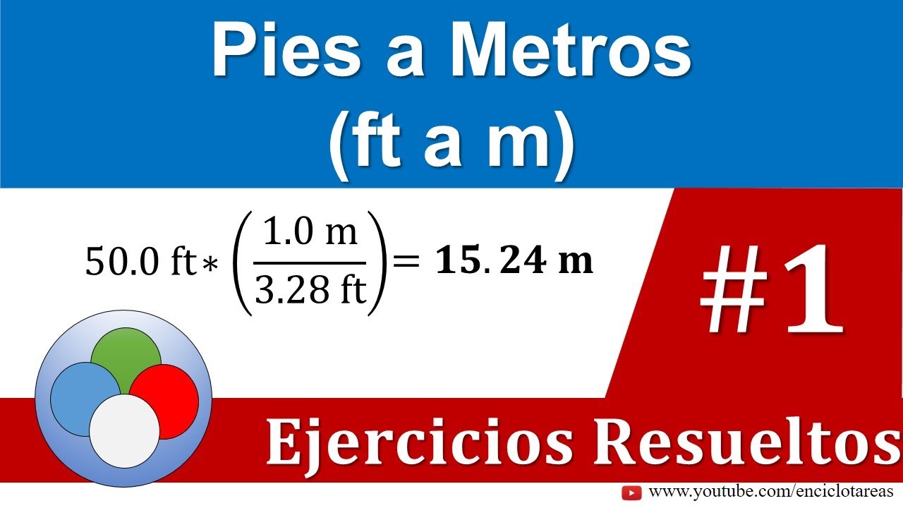 convertidor de pies a metros