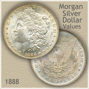 1888 o silver dollar value