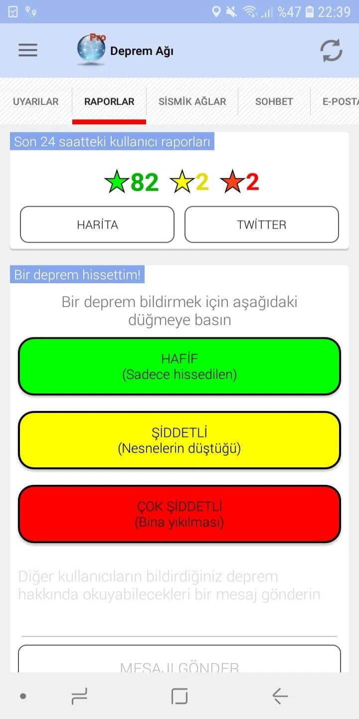 deprem alarmı indir