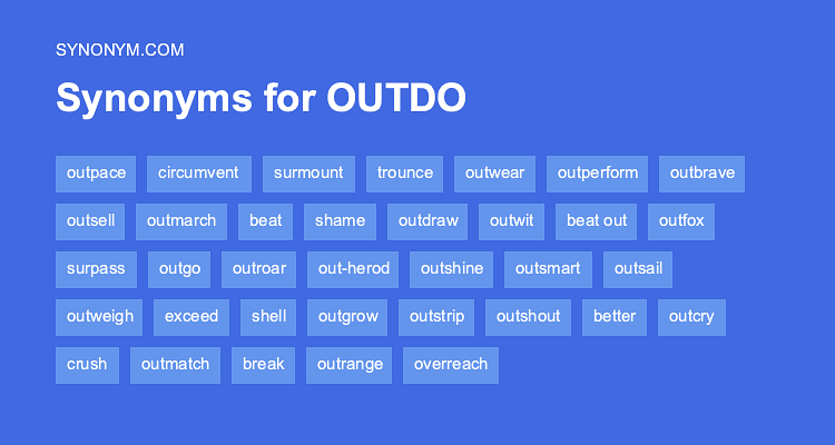 outdo synonym