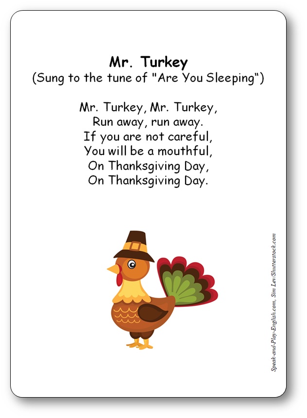 mr turkey song lyrics