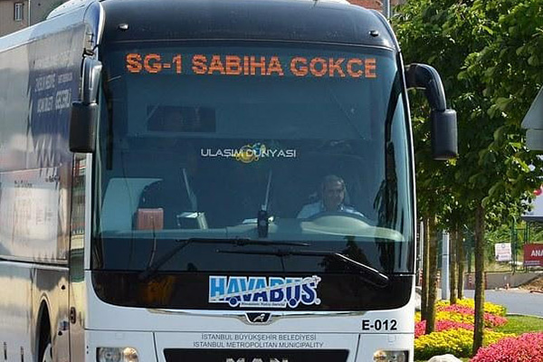 havabus sabiha gokcen 4 levent