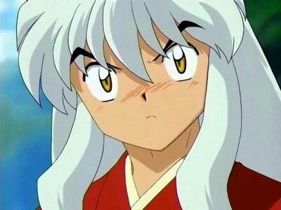 inuyasha blushing